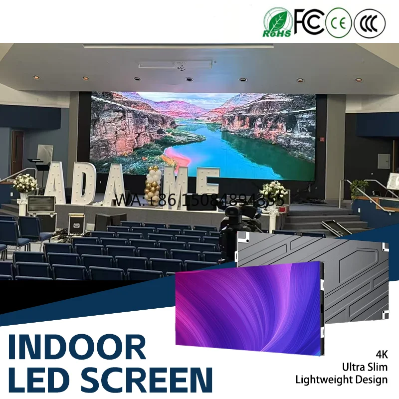 Fine Pitch P1.25 P2 P2.5 Indoor LED Video Wall 4K HD Display Panel for Office Advertising
Fine Pitch P1.25 P2 P2.5 Indoor LED Video Wall 4K HD Display Panel for Office Advertising