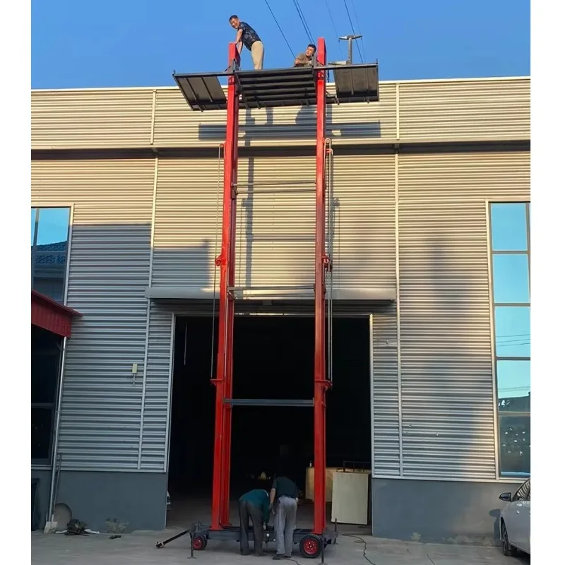 10m Portable Electric Lift Scaffold Mobile Masonry Platform for Construction
10m Portable Electric Lift Scaffold Mobile Masonry Platform for Construction