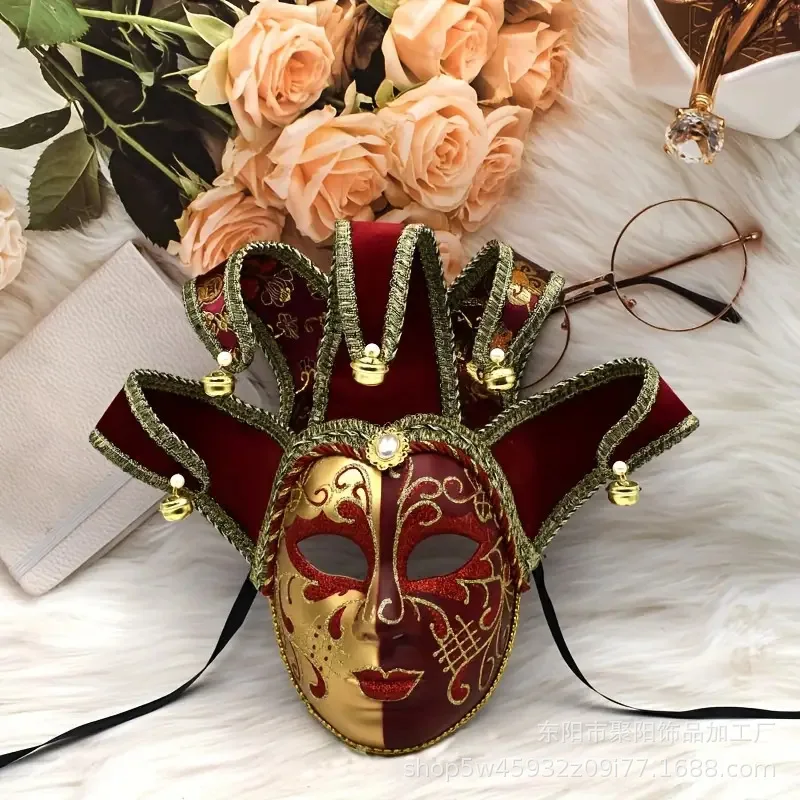 Cosplay Painted Yin and Yang Halloween Dance Party Mask High-end Venetian Ladies Performance Mask
Cosplay Painted Yin and Yang Halloween Dance Party Mask High-end Venetian Ladies Performance Mask