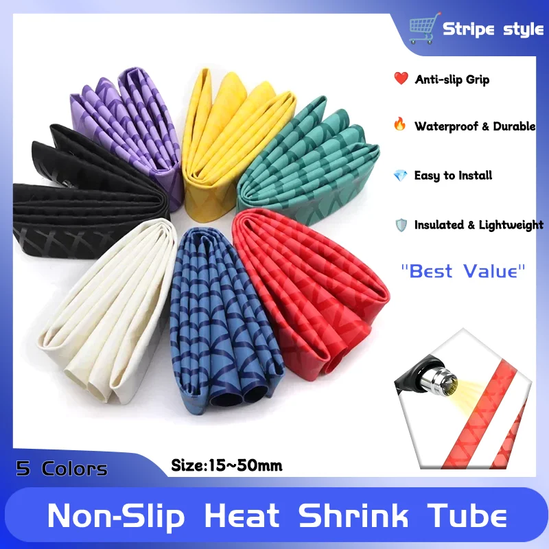 Non-Slip Heat Shrink Tube Fishing Waterproof Anti-skid Wraps Fishing Rod 15~50mm Handle Insulated Protect Waterproof Cover 1~10p
Non-Slip Heat Shrink Tube Fishing Waterproof Anti-skid Wraps Fishing Rod 15~50mm Handle Insulated Protect Waterproof Cover 1~10p