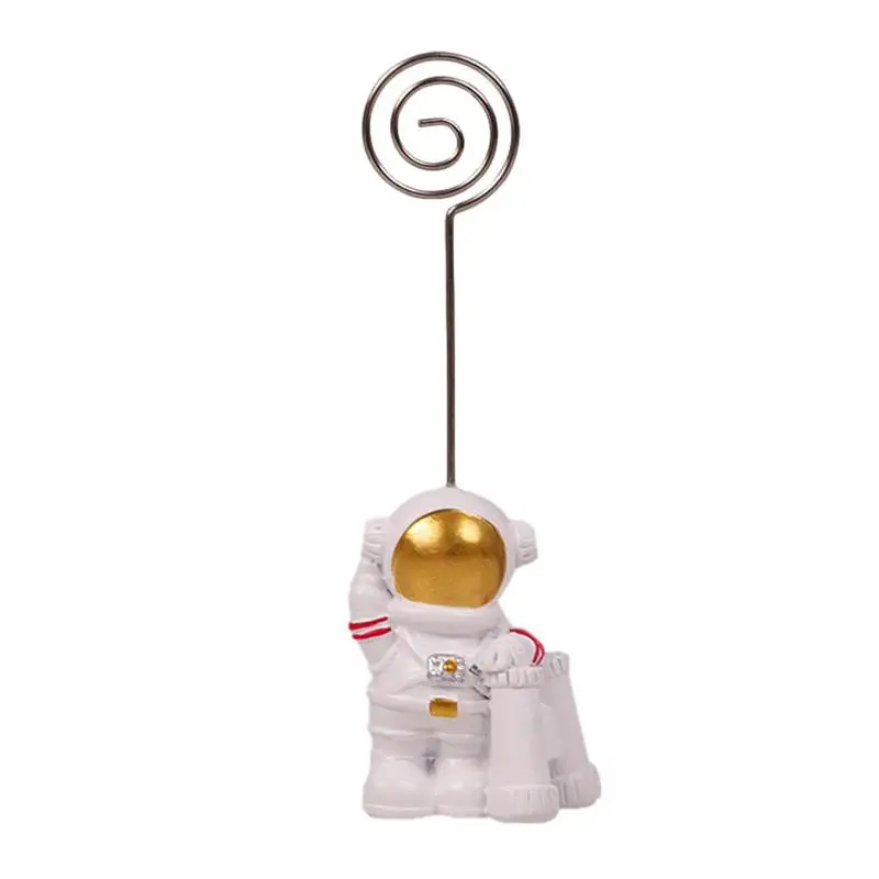 Desk Photo Holder Desktop Stand Golden Astronaut Photo Clips Resin Creative Memo & Photo Clips Mini Cute Card Holders For Theme
Desk Photo Holder Desktop Stand Golden Astronaut Photo Clips Resin Creative Memo & Photo Clips Mini Cute Card Holders For Theme