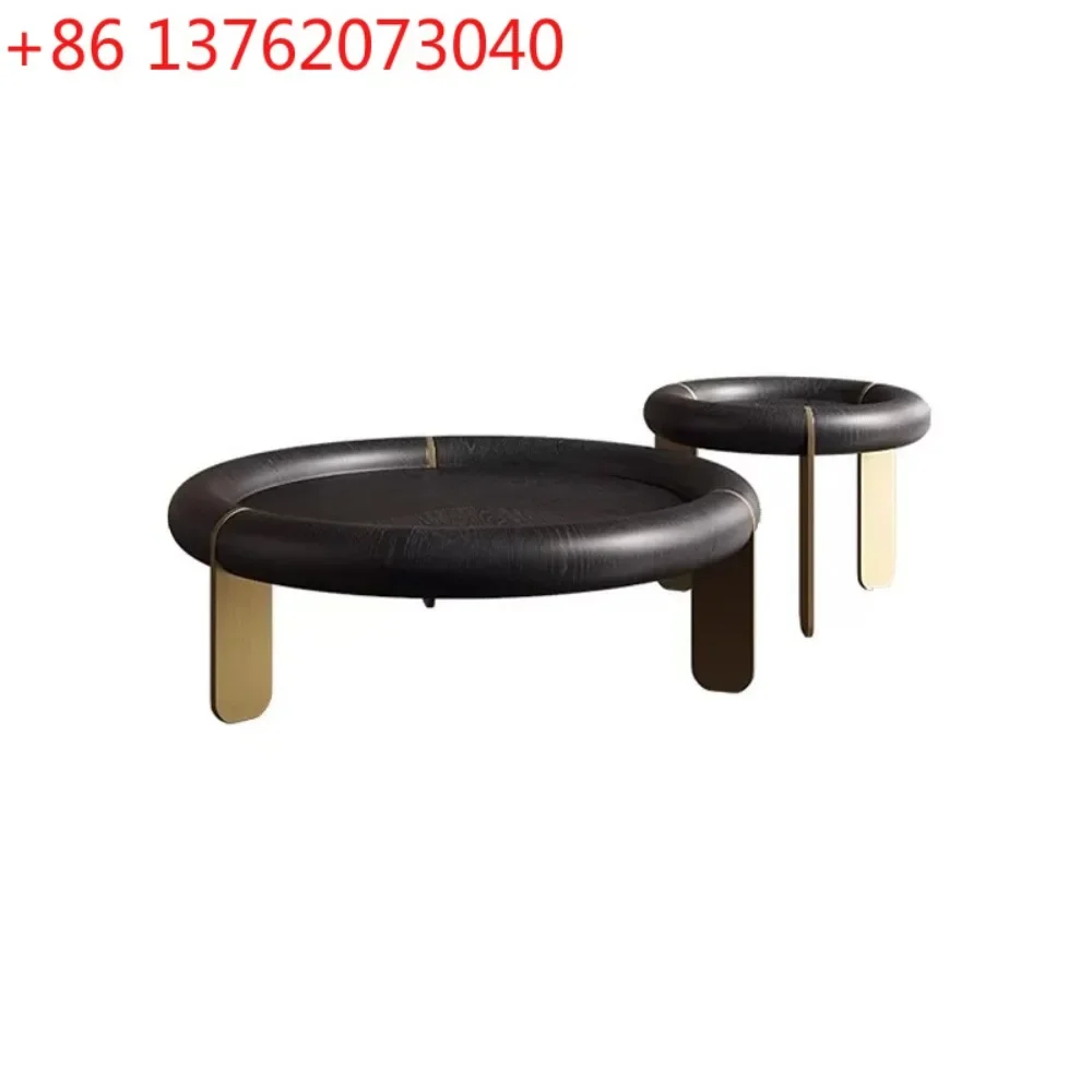 Medieval style pizza coffee table light luxury large and small
Medieval style pizza coffee table light luxury large and small