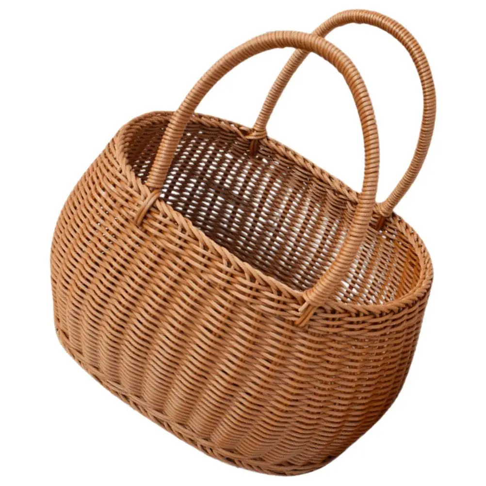 Portable Fruit Basket Storage With Handle Woven Hanging Handheld Flower Plastic Baby
Portable Fruit Basket Storage With Handle Woven Hanging Handheld Flower Plastic Baby
