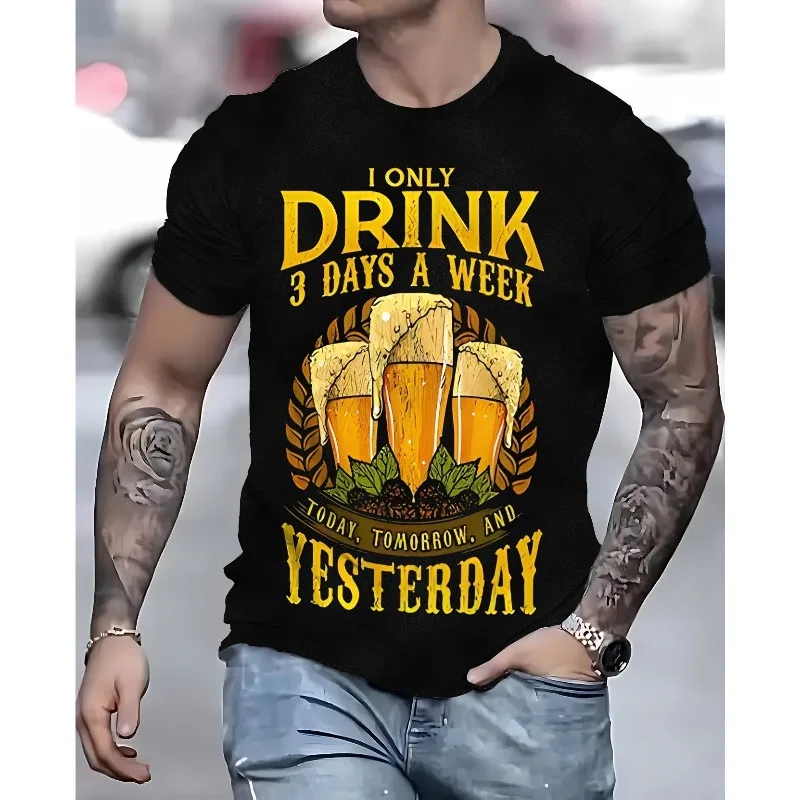 Mens I Only Drink 3 Days A Week Beer Graphic Tee Funny Drinking Shirt Today Tomorrow Yesterday Party Alcohol Humor Gift
Mens I Only Drink 3 Days A Week Beer Graphic Tee Funny Drinking Shirt Today Tomorrow Yesterday Party Alcohol Humor Gift