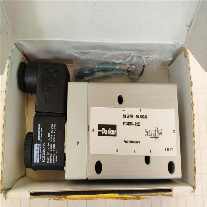 Новый немецкий оригинальный импортный электромагнитный клапан Parker PD34985-0233, точечная физическая съемка
Новый немецкий оригинальный импортный электромагнитный клапан Parker PD34985-0233, точечная физическая съемка