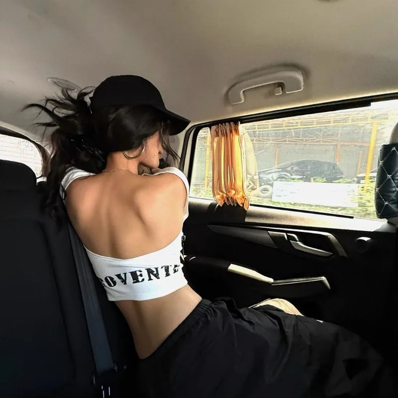 New Arrival O Neck Short Sleeve T Shirts Sexy Summer High Street Backless Letter Print Clothing Y2k Grunge Punk Casual Girl Tops
New Arrival O Neck Short Sleeve T Shirts Sexy Summer High Street Backless Letter Print Clothing Y2k Grunge Punk Casual Girl Tops
