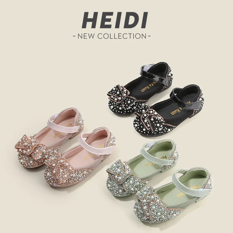 Sequin Pearl Girl Princess Shoes Hook Loop Non Slip Outdoor Kids Cute Fashion Dancing Party Flat Shoes Comfortable Round Toe
Sequin Pearl Girl Princess Shoes Hook Loop Non Slip Outdoor Kids Cute Fashion Dancing Party Flat Shoes Comfortable Round Toe