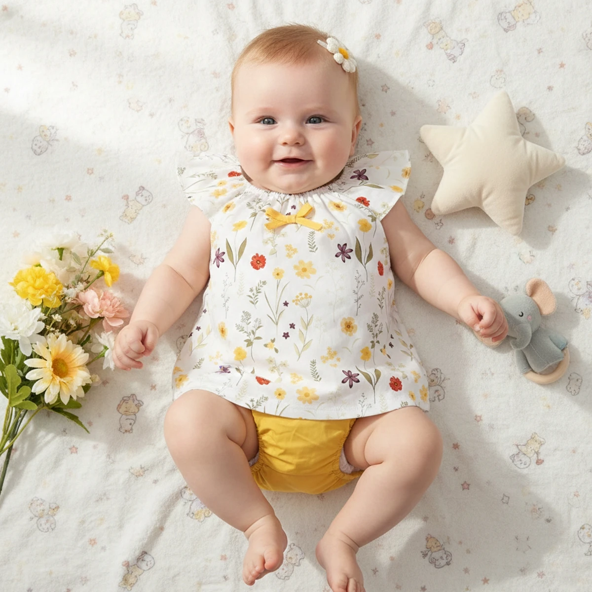 Sanlutoz Cotton Infants Outfits Sets Flower Summer Baby Clothes Sets Toddler Tops + Bottoms 2pcs Casual
Sanlutoz Cotton Infants Outfits Sets Flower Summer Baby Clothes Sets Toddler Tops + Bottoms 2pcs Casual