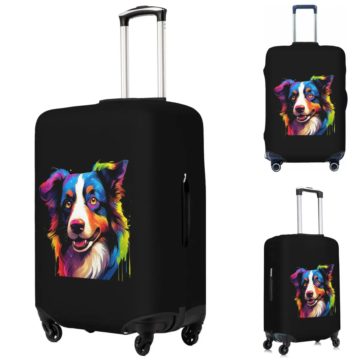 Border Collie Suitcase Cover Protection Elastic Trip Luggage Protector Covers for 18-32 Inch
Border Collie Suitcase Cover Protection Elastic Trip Luggage Protector Covers for 18-32 Inch