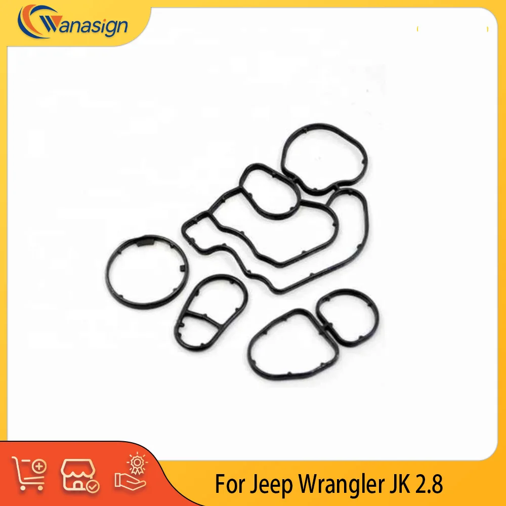 Engine Parts Oil Cooler Gasket Set Fit 2.8 L L4 Diesel For Jeep Wrangler JK 2.8CRD 2007-2018 68032202AA, 068032202AA
Engine Parts Oil Cooler Gasket Set Fit 2.8 L L4 Diesel For Jeep Wrangler JK 2.8CRD 2007-2018 68032202AA, 068032202AA