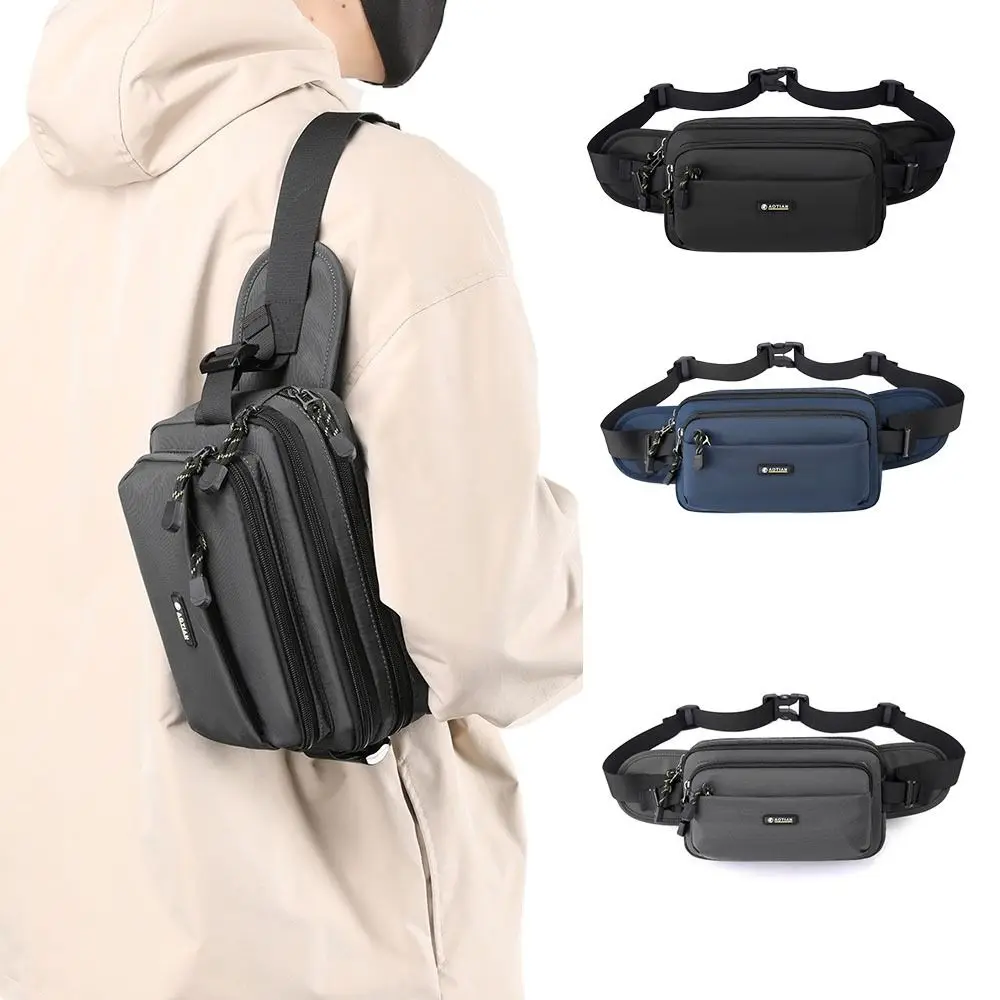 High-capacity Men's Waist Bag Multi-layer Oxford Crossbody Shoulder Bag Lightweigt Anti-theft Zipper Business Chest Bag
High-capacity Men's Waist Bag Multi-layer Oxford Crossbody Shoulder Bag Lightweigt Anti-theft Zipper Business Chest Bag