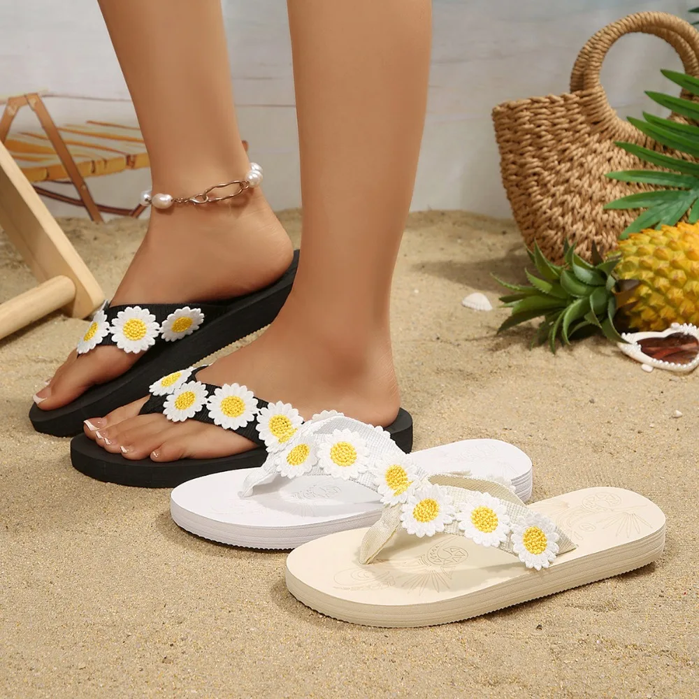 Cute Colorful Egg Flower Women's Summer Flip-Flops Beach Party Outdoor Walk Daily Leisure Home Bathing Versatile Soft Slippers
Cute Colorful Egg Flower Women's Summer Flip-Flops Beach Party Outdoor Walk Daily Leisure Home Bathing Versatile Soft Slippers