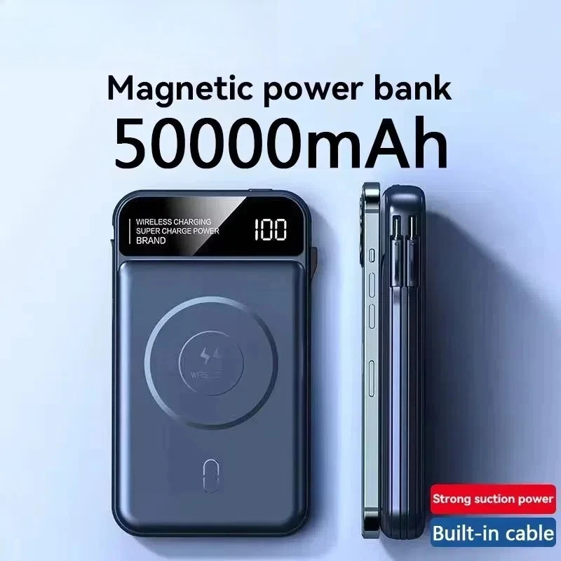 OnePlus Power Bank 50000 мАч Беспроводная зарядка для Magsafe Магнитная зарядка Встроенные провода Аккумулятор мобильного телефона для IPhone Samsung
OnePlus Power Bank 50000 мАч Беспроводная зарядка для Magsafe Магнитная зарядка Встроенные провода Аккумулятор мобильного телефона для IPhone Samsung