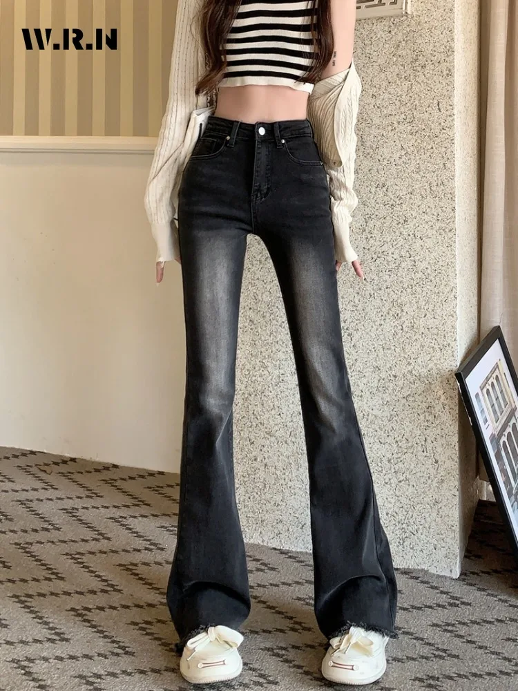 High Street Y2K Slim Fit High Waisted Jeans Women's Vintage Aesthetic Sheath Pants Hotsweet Washed Tassels Denim Trouser
High Street Y2K Slim Fit High Waisted Jeans Women's Vintage Aesthetic Sheath Pants Hotsweet Washed Tassels Denim Trouser