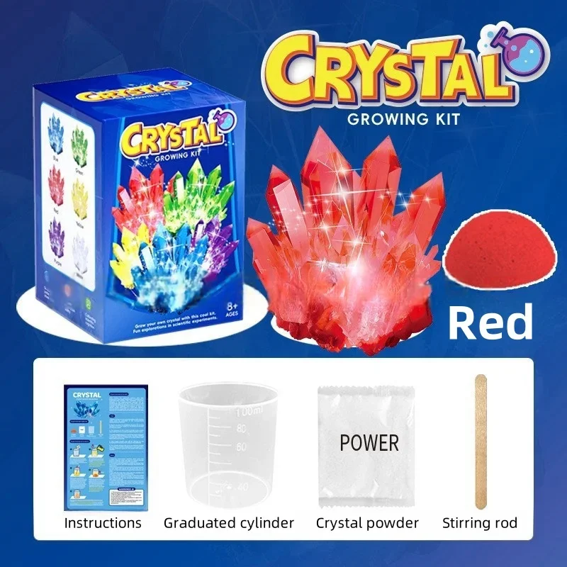 Crystal Growing Science Kit - Grow Your Own Crystals in Multiple Colors, Educational STEM Toy & Gift for Boys and Girls
Crystal Growing Science Kit - Grow Your Own Crystals in Multiple Colors, Educational STEM Toy & Gift for Boys and Girls