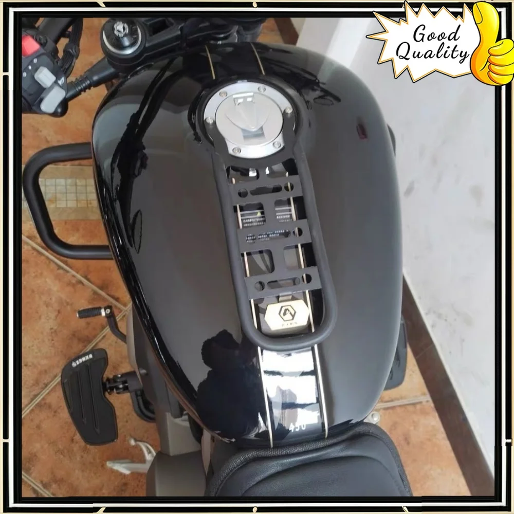 Good Quality For motorcycle modification QJMOTOR SRV300/350 BENDA Chinchilla350/450 ROCK300 Haojue TR300 fuel tank bag shelf
Good Quality For motorcycle modification QJMOTOR SRV300/350 BENDA Chinchilla350/450 ROCK300 Haojue TR300 fuel tank bag shelf