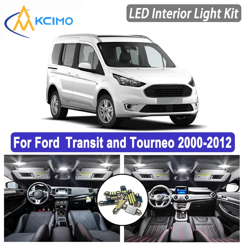 Kcimo For Ford Transit and Tourneo 2000-2012 Car Accessories Courtesy Bulbs Canbus LED Interior Dome Reading Trunk Light Kit New
Kcimo For Ford Transit and Tourneo 2000-2012 Car Accessories Courtesy Bulbs Canbus LED Interior Dome Reading Trunk Light Kit New