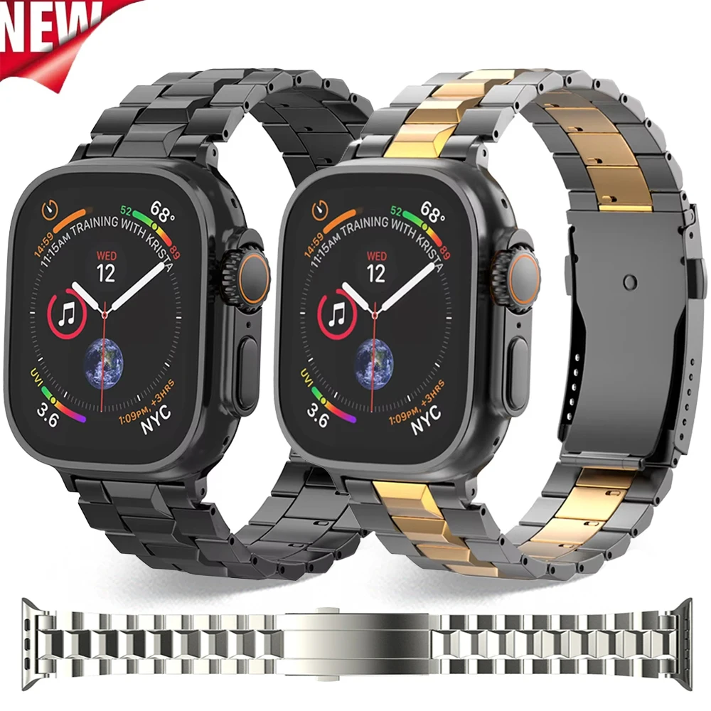 Titanium Bracelet for Apple Watch Band Ultra 2 49mm 10 46mm Metal Luxury Men Strap for Series 9 8 7 6 5 4 SE 45mm 44mm Wristband
Titanium Bracelet for Apple Watch Band Ultra 2 49mm 10 46mm Metal Luxury Men Strap for Series 9 8 7 6 5 4 SE 45mm 44mm Wristband