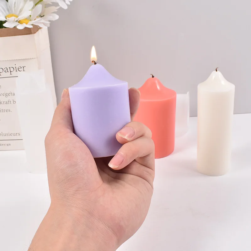 3D Long candle mold DIY Crystal Dropper Mirror Face Modern Simple Cylindrical Candle Silicone Mold
3D Long candle mold DIY Crystal Dropper Mirror Face Modern Simple Cylindrical Candle Silicone Mold