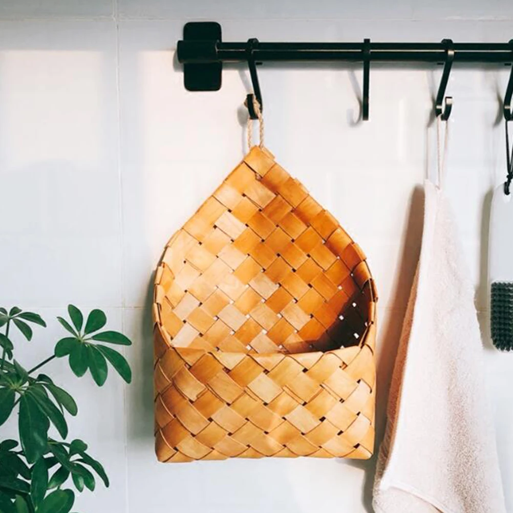 Elegant Hanging Weaving Storage Basket Multi-Purpose Container for Kitchen Bathroom Bedroom
Elegant Hanging Weaving Storage Basket Multi-Purpose Container for Kitchen Bathroom Bedroom