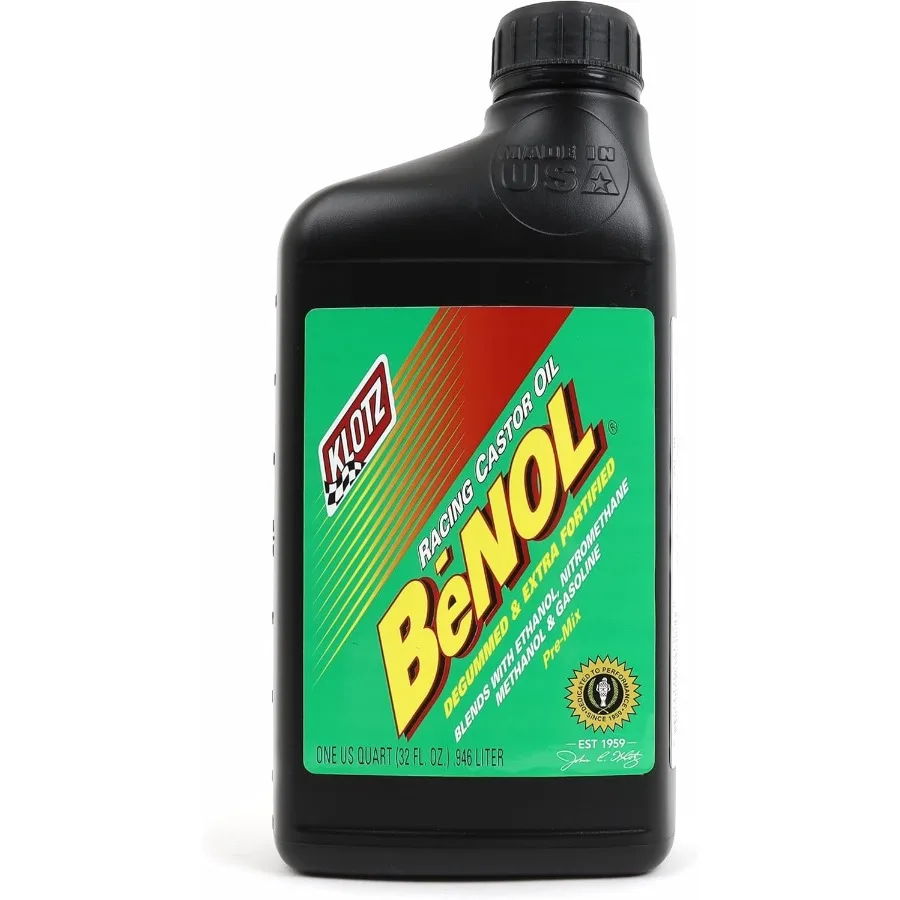 BeNOL PreMix Castor Oil for 2Stroke Racing Engines 1 Quart BC172
BeNOL PreMix Castor Oil for 2Stroke Racing Engines 1 Quart BC172
