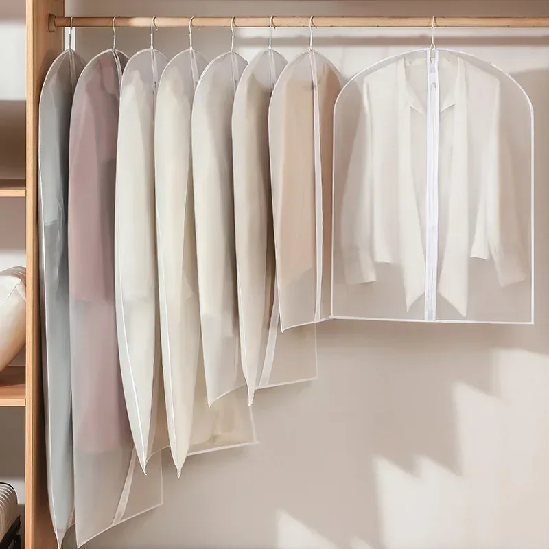 Coat dust cover clothes moisture-proof hanging storage bag thickened PEVA semi transparent hanging bag
Coat dust cover clothes moisture-proof hanging storage bag thickened PEVA semi transparent hanging bag