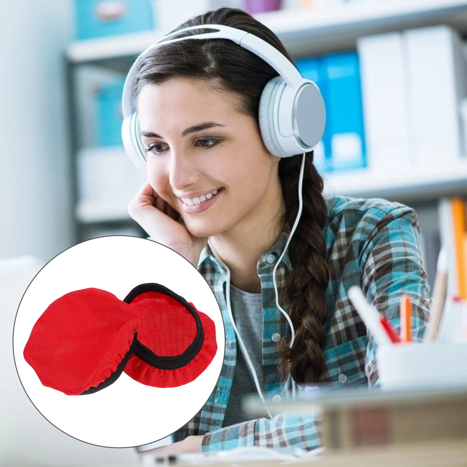 6 Pcs Headphone Dust Cover Earphone Covers Earmuffs for Headphones Knitted Fabric
6 Pcs Headphone Dust Cover Earphone Covers Earmuffs for Headphones Knitted Fabric