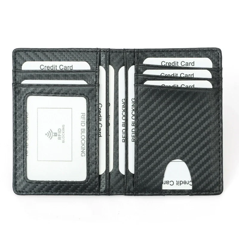 New Carbon Fiber Slim Credit Card Holder Mini Wallet Leather Driver's License Cover ID Holder For Men Small Purse
New Carbon Fiber Slim Credit Card Holder Mini Wallet Leather Driver's License Cover ID Holder For Men Small Purse