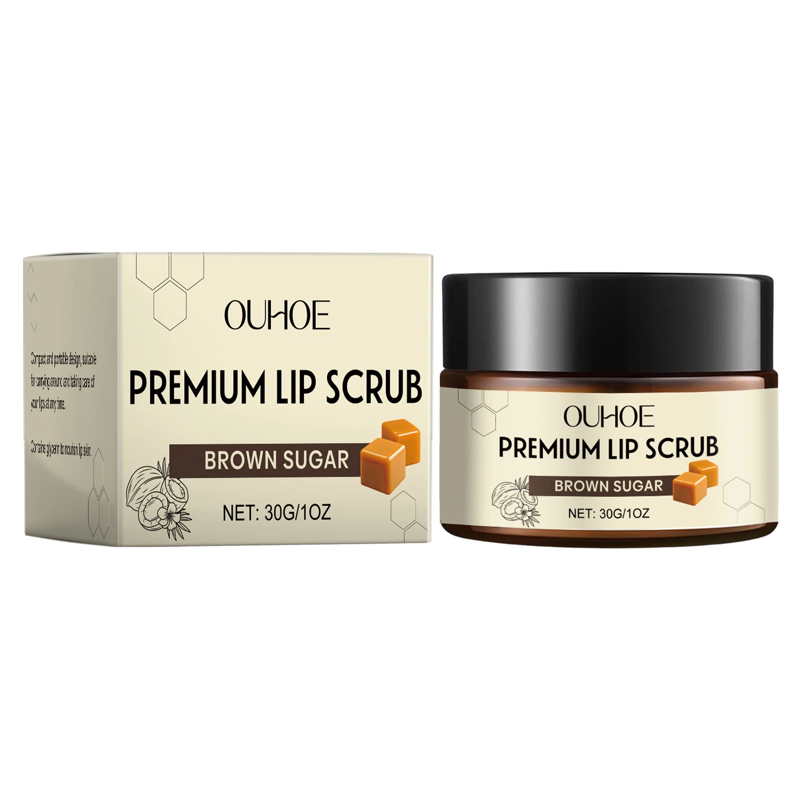 Brown Sugar Lip Scrub – Exfoliating & Moisturizing for Soft, Smooth Lips – Sweet Vanilla Scent, Vegan & Cruelty-Free (30g/1oz)"
Brown Sugar Lip Scrub – Exfoliating & Moisturizing for Soft, Smooth Lips – Sweet Vanilla Scent, Vegan & Cruelty-Free (30g/1oz)"