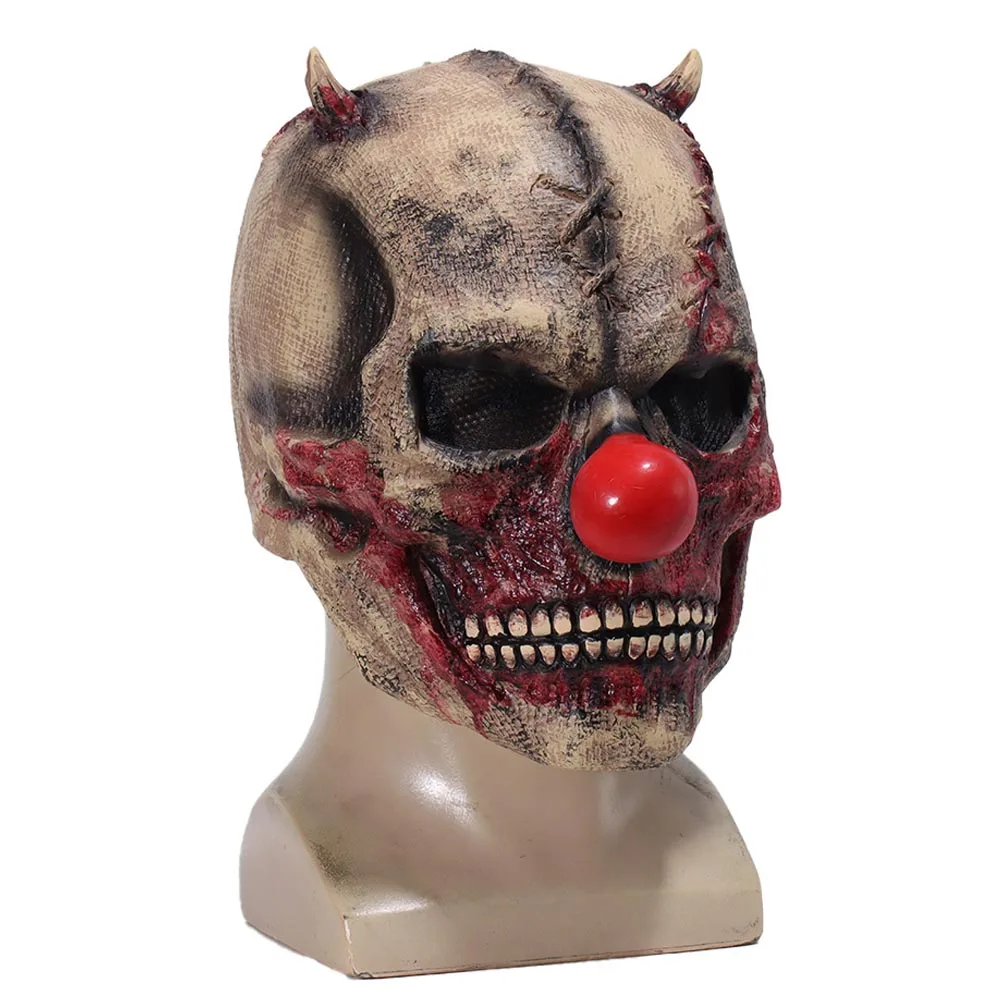Bloody Demon Skull Joker Mask Cosplay Horror Clown Skeleton Killer Latex Helmet Halloween Carnival Dress Up Party Costume Props
Bloody Demon Skull Joker Mask Cosplay Horror Clown Skeleton Killer Latex Helmet Halloween Carnival Dress Up Party Costume Props