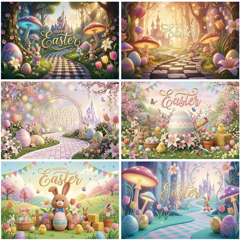 MOON.QG Easter Decoration Background Photography Castle Rabbit Tulip Backdrop Child Birthday Props Photocall Accessories Poster
MOON.QG Easter Decoration Background Photography Castle Rabbit Tulip Backdrop Child Birthday Props Photocall Accessories Poster