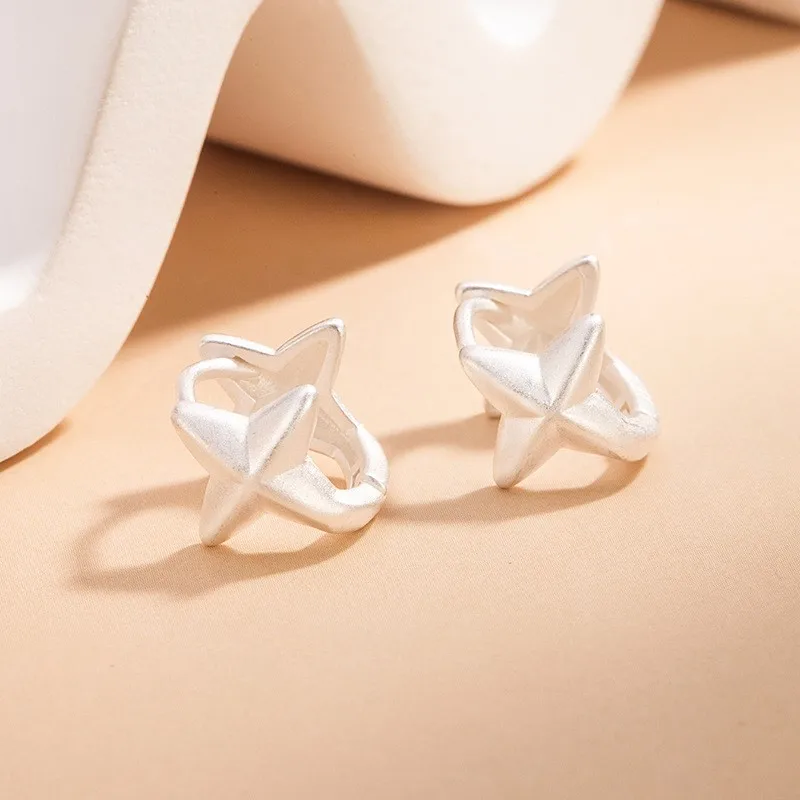 VENTFILLE серьги-кольца из стерлингового серебра с геометрической звездой для женщин, матовые однотонные трендовые универсальные офисные украшения, подарок, дропшиппинг
VENTFILLE серьги-кольца из стерлингового серебра с геометрической звездой для женщин, матовые однотонные трендовые универсальные офисные украшения, подарок, дропшиппинг