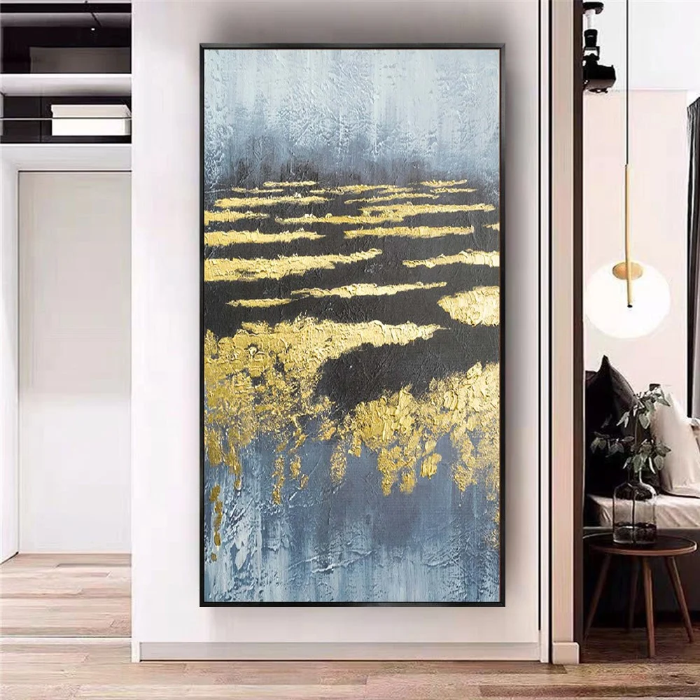 100% Handmade Golden Heavy Textured Thick Canvas Picture Abstract Oil Painting Unique Home Gifts Wall Art Poster Decor Live Room
100% Handmade Golden Heavy Textured Thick Canvas Picture Abstract Oil Painting Unique Home Gifts Wall Art Poster Decor Live Room