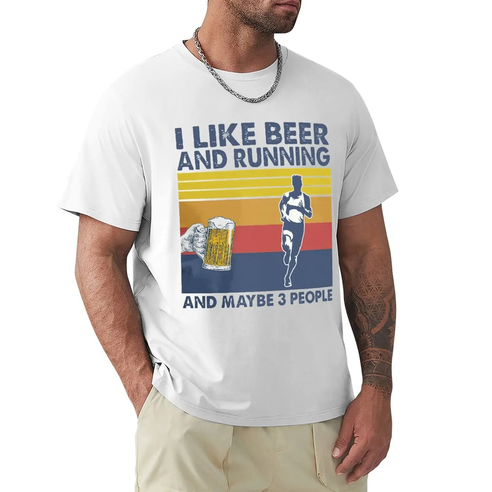 Drink Beer I Like Beer And Running And Maybe 3 People T Shirt Men 100% Cotton Novelty T-Shirt Crewneck Tee Clothes Gift Idea
Drink Beer I Like Beer And Running And Maybe 3 People T Shirt Men 100% Cotton Novelty T-Shirt Crewneck Tee Clothes Gift Idea