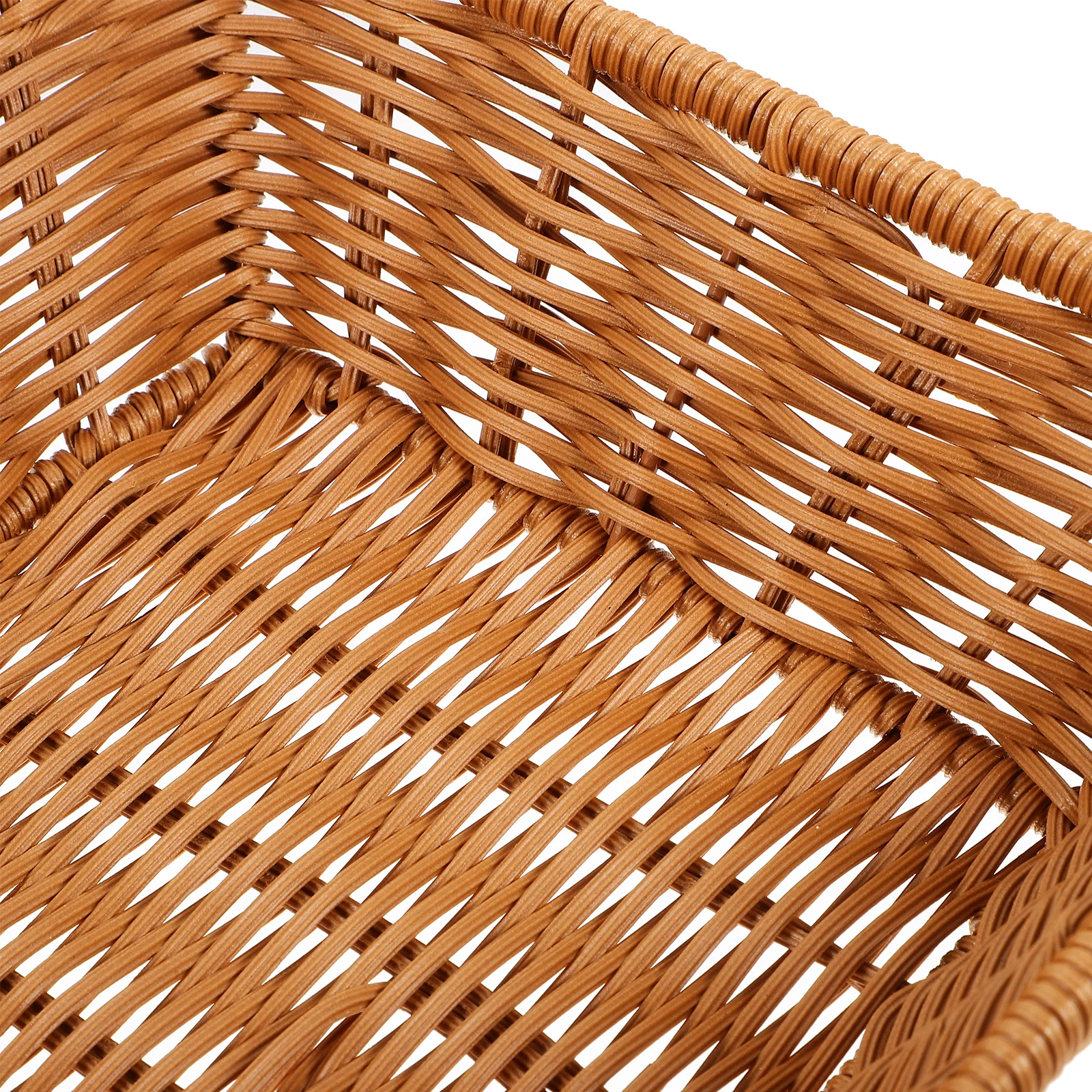 Bread Food Freshkeeping Basket Woven Serving Tray Fruit Dish Teacolored Small Square Transparent Lid Storage Kitchen Party
Bread Food Freshkeeping Basket Woven Serving Tray Fruit Dish Teacolored Small Square Transparent Lid Storage Kitchen Party