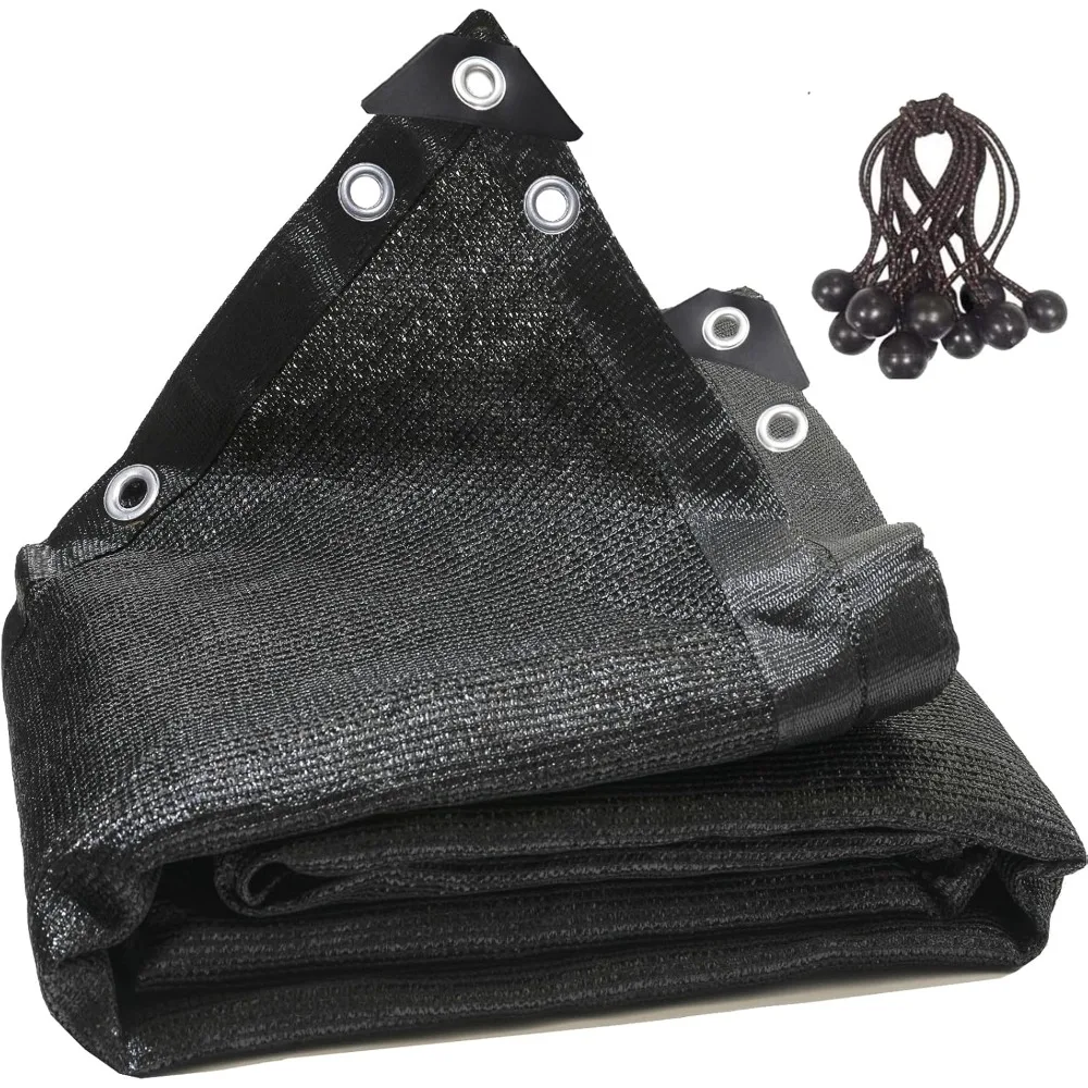 90% Black 20ft x 40ft High Density Fabric Shade Sun Shade Cloth Shade Mesh Canopy Taped Edge , 12pcs Bungee Balls Ropes Included
90% Black 20ft x 40ft High Density Fabric Shade Sun Shade Cloth Shade Mesh Canopy Taped Edge , 12pcs Bungee Balls Ropes Included