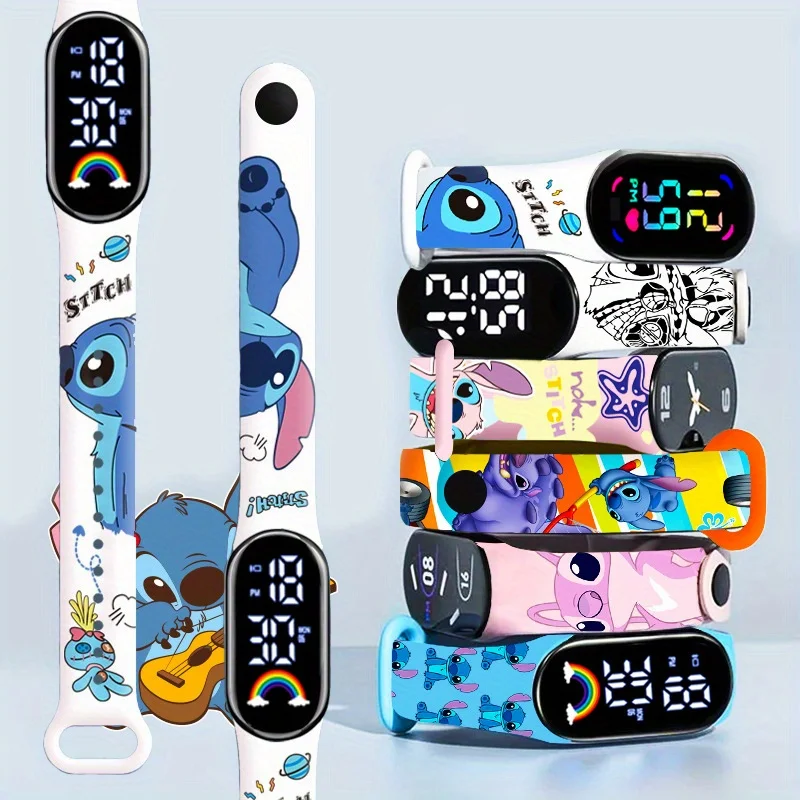 Disney Stitch LED Watch – Cartoon Digital 24H Display, Adjustable Silicone Strap, Trendy for Teens & Party
Disney Stitch LED Watch – Cartoon Digital 24H Display, Adjustable Silicone Strap, Trendy for Teens & Party