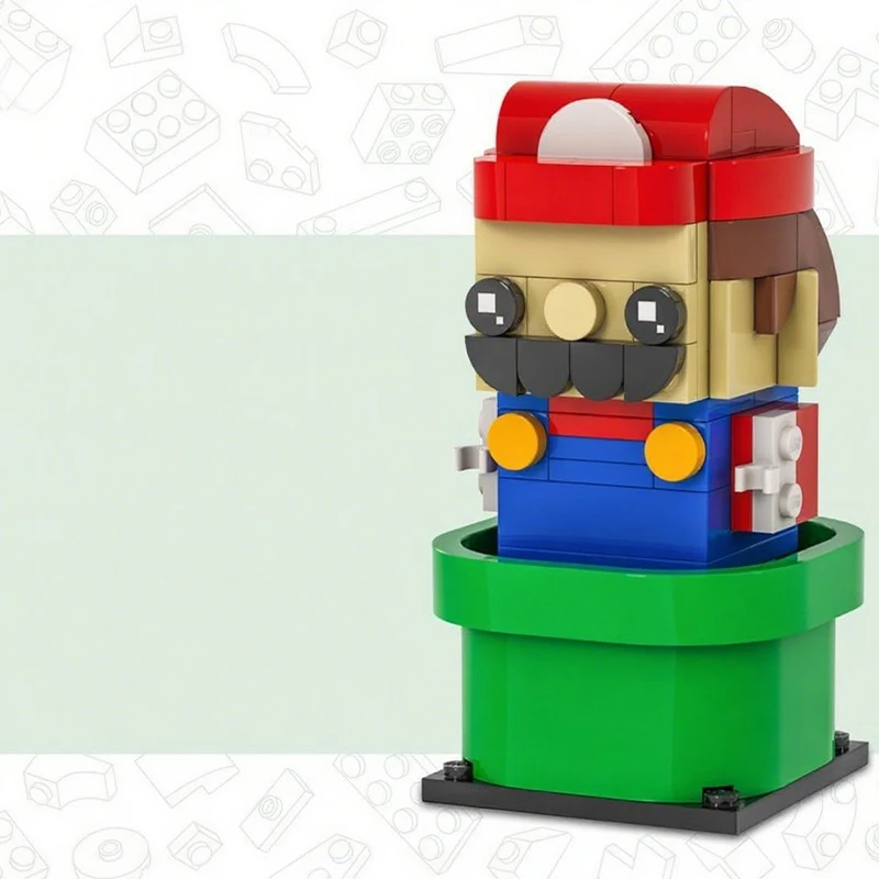 139 шт. MOC Super Marioes 64 Brickheadz игривая детальная игра-точная милая модель «сделай сам», строительные блоки, игрушки на день рождения, подарок
139 шт. MOC Super Marioes 64 Brickheadz игривая детальная игра-точная милая модель «сделай сам», строительные блоки, игрушки на день рождения, подарок
