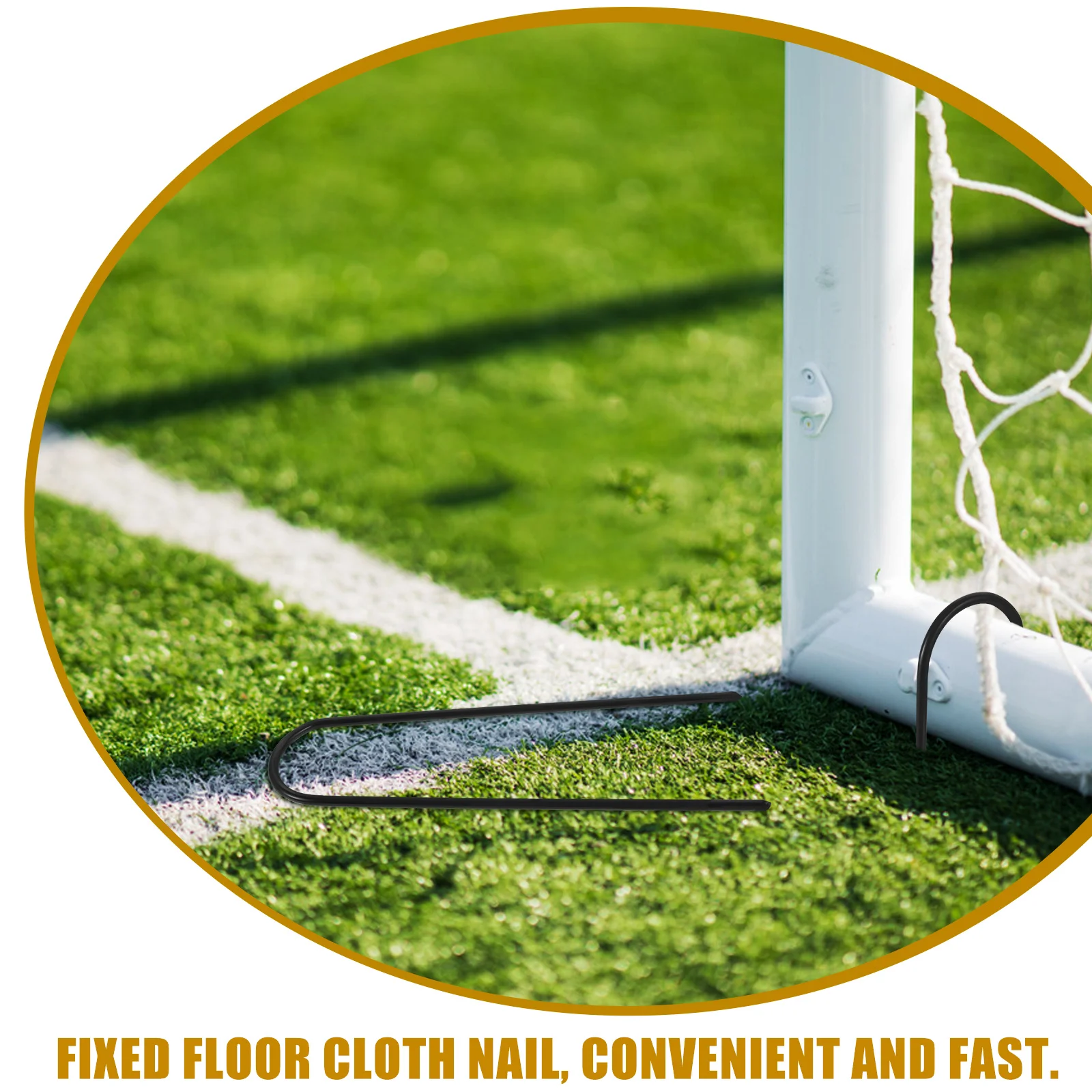 4pcs Tent U-Shaped Heavy Duty Iron Ground Stakes For Camping Outdoor Garden Trampoline Swing Canopy Fixing Multi-Function
4pcs Tent U-Shaped Heavy Duty Iron Ground Stakes For Camping Outdoor Garden Trampoline Swing Canopy Fixing Multi-Function