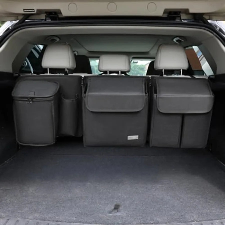 Deluxe Trunk and Backseat Organizer for Medium or large size SUVs and RVs Detachable Storage Modules with Built-in Cooler Paten
Deluxe Trunk and Backseat Organizer for Medium or large size SUVs and RVs Detachable Storage Modules with Built-in Cooler Paten