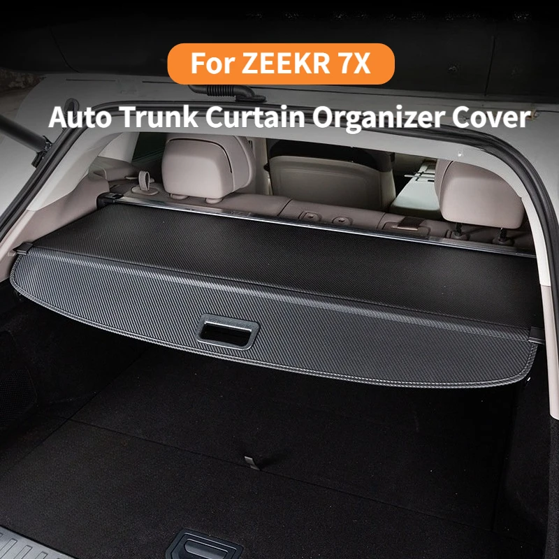 For ZEEKR 7X Auto Trunk Curtain Organizer Cover Rear Rack Partition Shelter Shield Shade Luggage Rear Racks Interior Accessories
For ZEEKR 7X Auto Trunk Curtain Organizer Cover Rear Rack Partition Shelter Shield Shade Luggage Rear Racks Interior Accessories