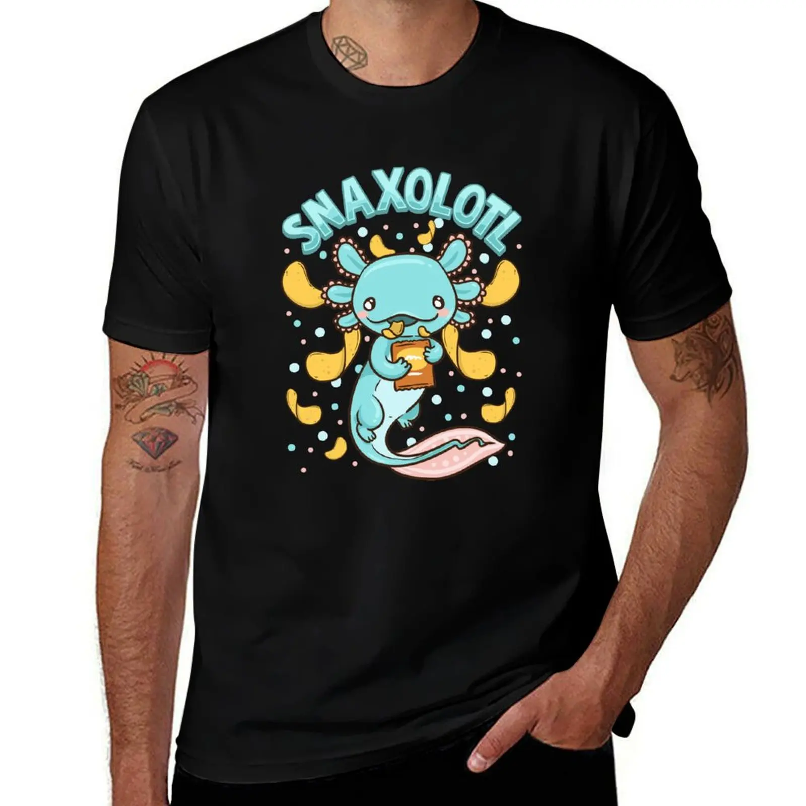 Cute & Funny Snaxolotl Adorable Snacking Axolotl T-Shirt vintage graphic tee blanks sweat mens t shirts top quality 
Cute & Funny Snaxolotl Adorable Snacking Axolotl T-Shirt vintage graphic tee blanks sweat mens t shirts top quality