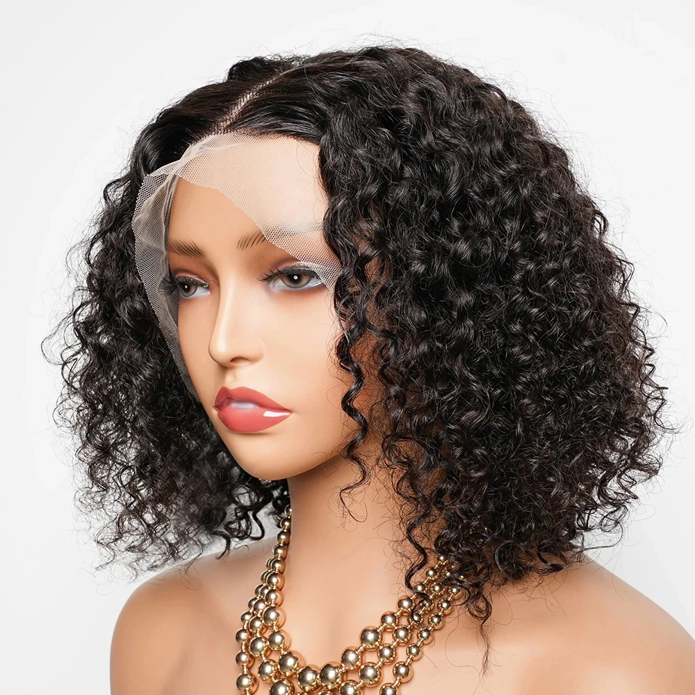 Short Bob Curly Wig 13x4 Lace Frontal Deep Wave Bob Wigs Preplucked Hairline 4x4 Closure Lace Front Human Hair Brazilian Remy
Short Bob Curly Wig 13x4 Lace Frontal Deep Wave Bob Wigs Preplucked Hairline 4x4 Closure Lace Front Human Hair Brazilian Remy