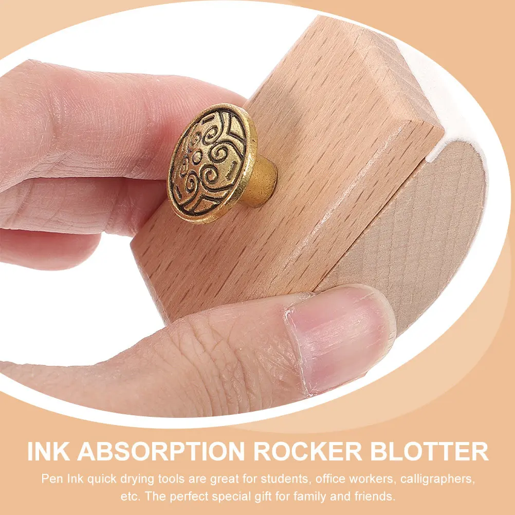 2Pcs Wooden Rocker Blotter Premium Ink Absorbent Tool Retro Desk Blotter for Fountain Pen Quick Drying Stationery Office School
2Pcs Wooden Rocker Blotter Premium Ink Absorbent Tool Retro Desk Blotter for Fountain Pen Quick Drying Stationery Office School