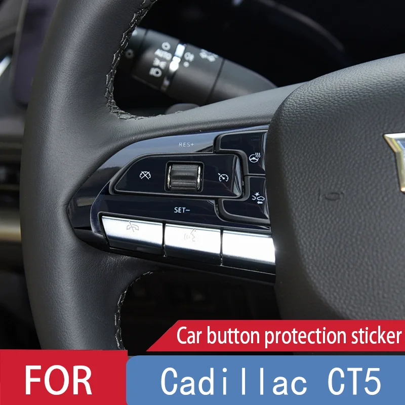 FOR Cadillac CT5 Steering Wheel Button Gear Shift Button Start Button But Car Accessorieston Protection Sticker
FOR Cadillac CT5 Steering Wheel Button Gear Shift Button Start Button But Car Accessorieston Protection Sticker