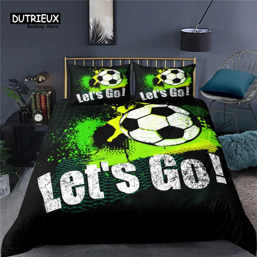Luxury 3D Football Print Home Living Comfortable Duvet Cover Set Pillowcase Kids Bedding Set Queen and King EU/US/AU/UK Size
Luxury 3D Football Print Home Living Comfortable Duvet Cover Set Pillowcase Kids Bedding Set Queen and King EU/US/AU/UK Size