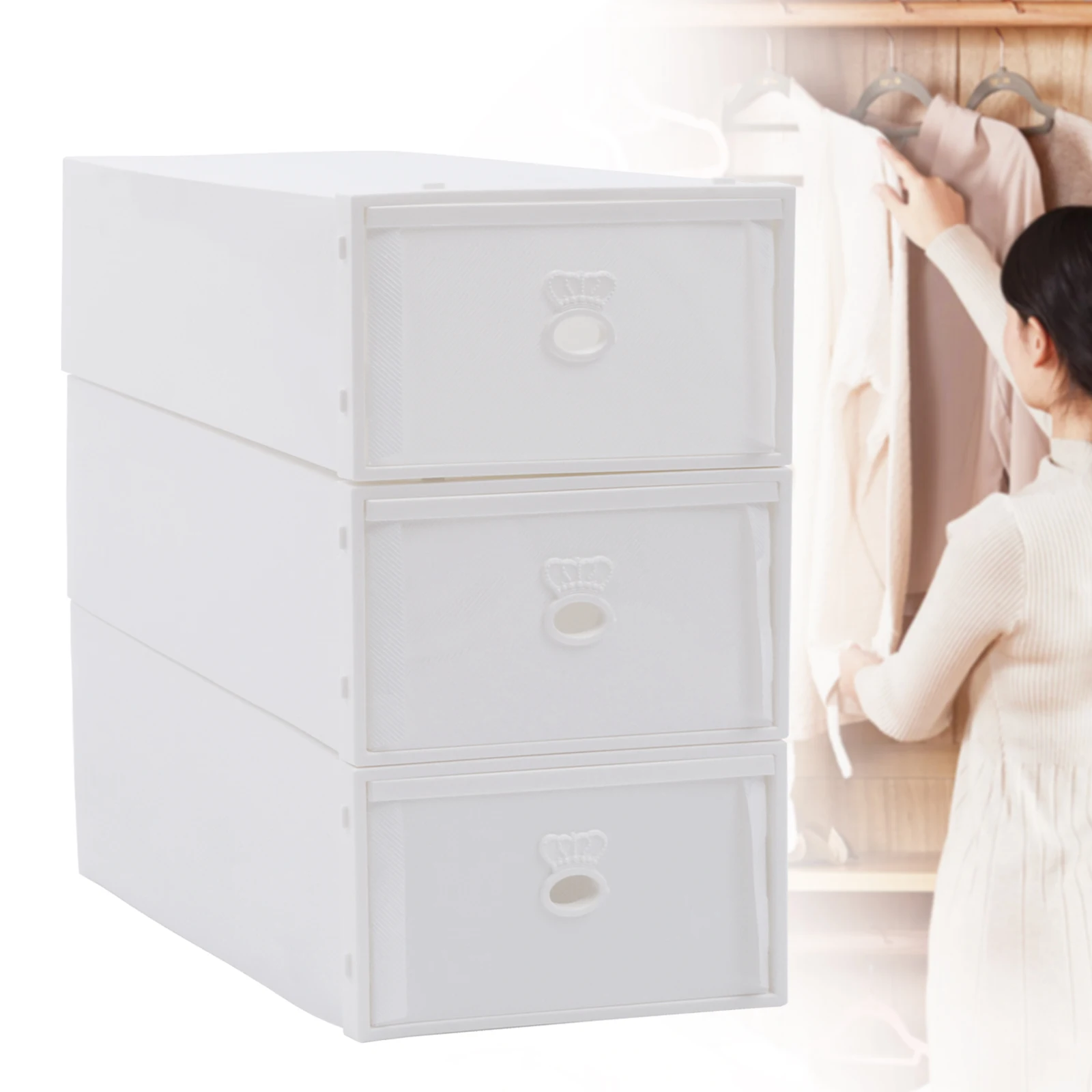 3 Drawer Plastic Storage Bin Cabinet Organizer Container Unit Boxes Stackable, Large Capacity Drawer Storage Box Space Saving
3 Drawer Plastic Storage Bin Cabinet Organizer Container Unit Boxes Stackable, Large Capacity Drawer Storage Box Space Saving