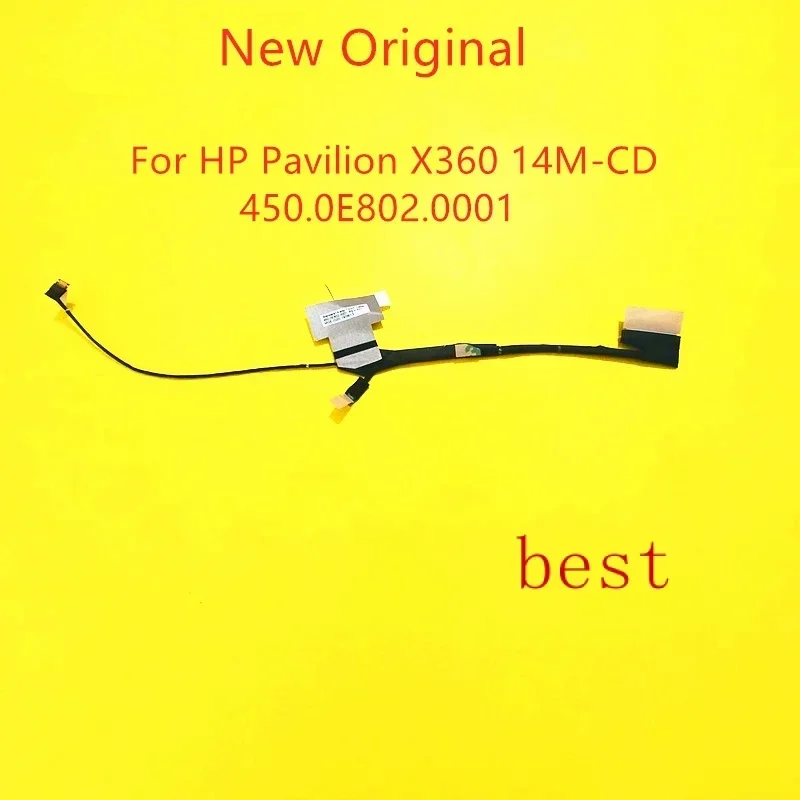 Новый оригинальный кабель LCD LVDS EDP для ноутбука HP Pavilion x360 14m-cd, кабель для экрана Φ 450.0e802, 0001
Новый оригинальный кабель LCD LVDS EDP для ноутбука HP Pavilion x360 14m-cd, кабель для экрана Φ 450.0e802, 0001
