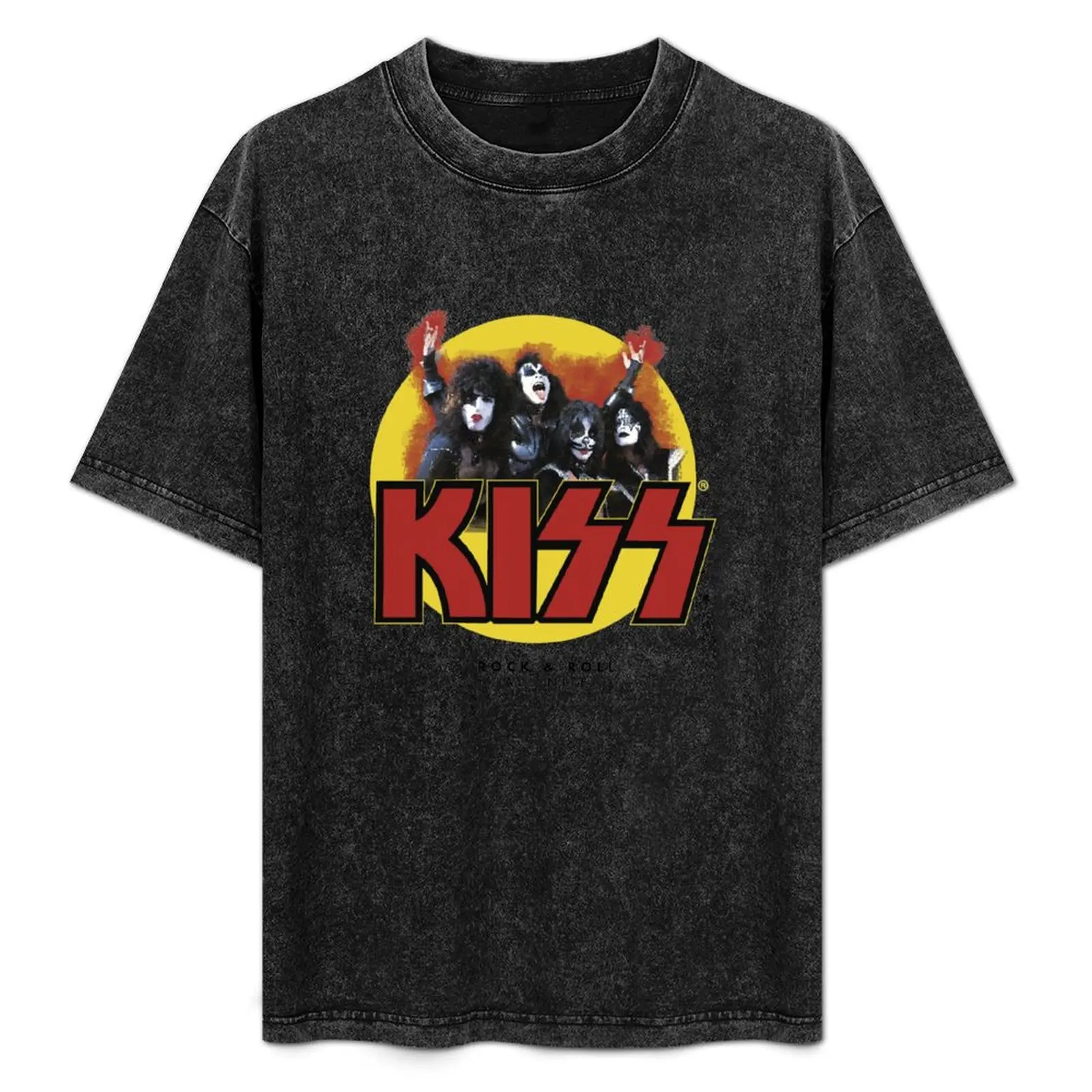 KISS - KISS BAND - ROCK & ROLL AL NITE - ILLUSTRATION MINIMALIST T-Shirt Casual Fashion Short Sleeve Cotton T-Shirt
KISS - KISS BAND - ROCK & ROLL AL NITE - ILLUSTRATION MINIMALIST T-Shirt Casual Fashion Short Sleeve Cotton T-Shirt