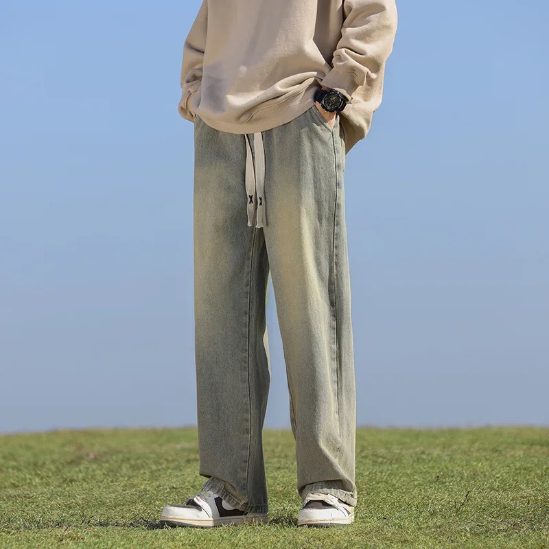 Baggy Jeans for Men Fashion New Spring Trendy Straight Leg Loose Pants Retro Casual Wide Leg Long Y2k Jeans Plus Size 4XL 
Baggy Jeans for Men Fashion New Spring Trendy Straight Leg Loose Pants Retro Casual Wide Leg Long Y2k Jeans Plus Size 4XL